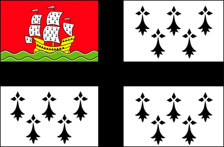 Le drapeau de Nantes vous permettra d'affirmer votre identité régionale