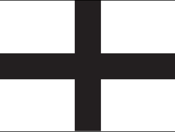 Drapeau De Jardin 90x150cm Bretagne Kroaz Du - Polyester, œillets - Décoration Extérieure Ou Intérieure - 2