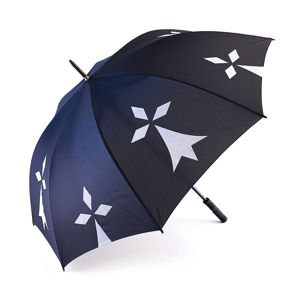 Parapluie pliant renforcé écusson breton Bretagne BZH 