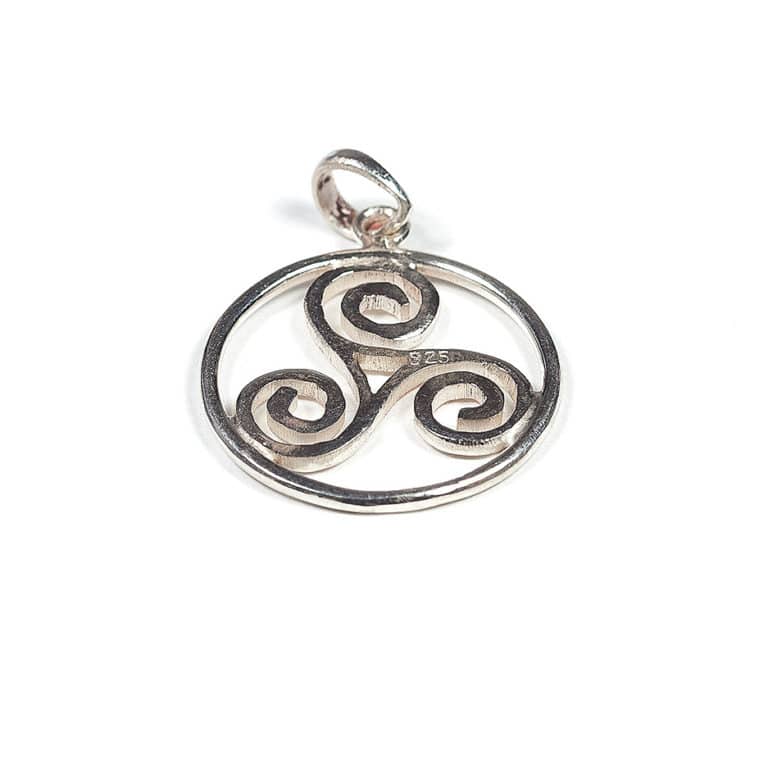 Bague Bretonne En Argent Triskell Et Hermine 'Unis Pour Toujours' - Taille 47, Occasion