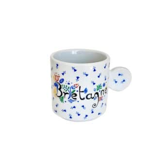 Tasse espresso Bretagne Fleurie