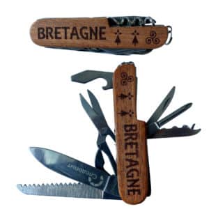 Couteau multifonctions Bretagne bois